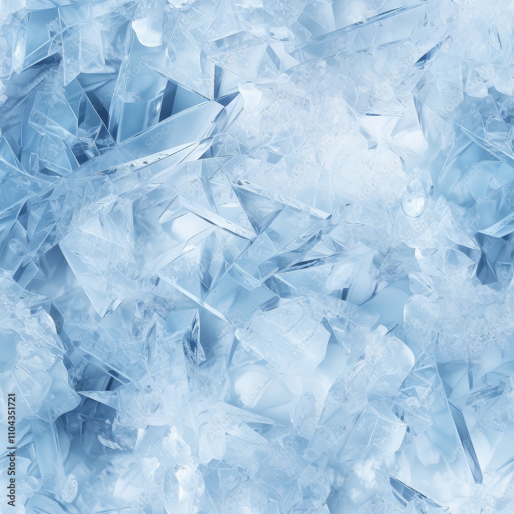 Crystalline Icy Texture