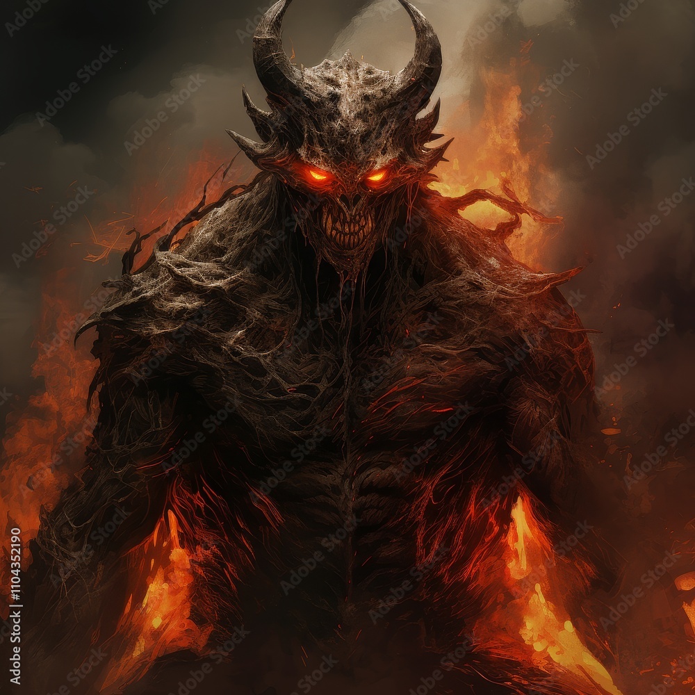 Portrait of Sabnock, the Demon Portrait of Sabnock, the Demon