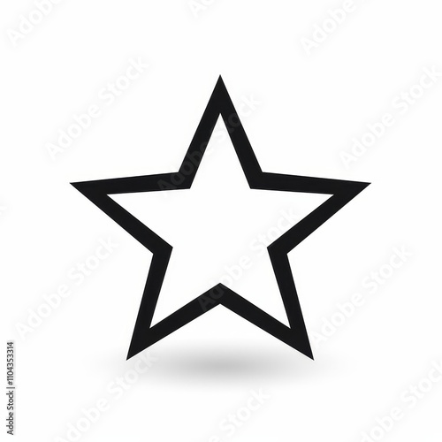 Star Icon Isolated on White