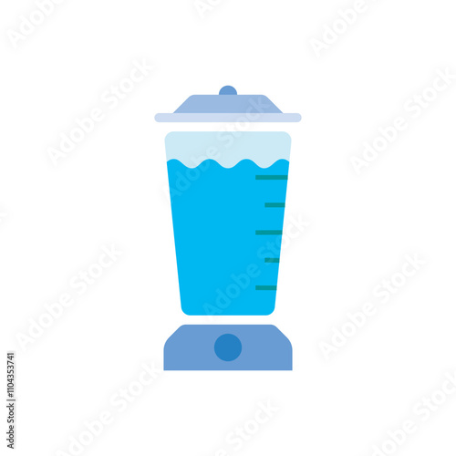 illustration of a blender icon vector, kitchen equipment tool vector design. 