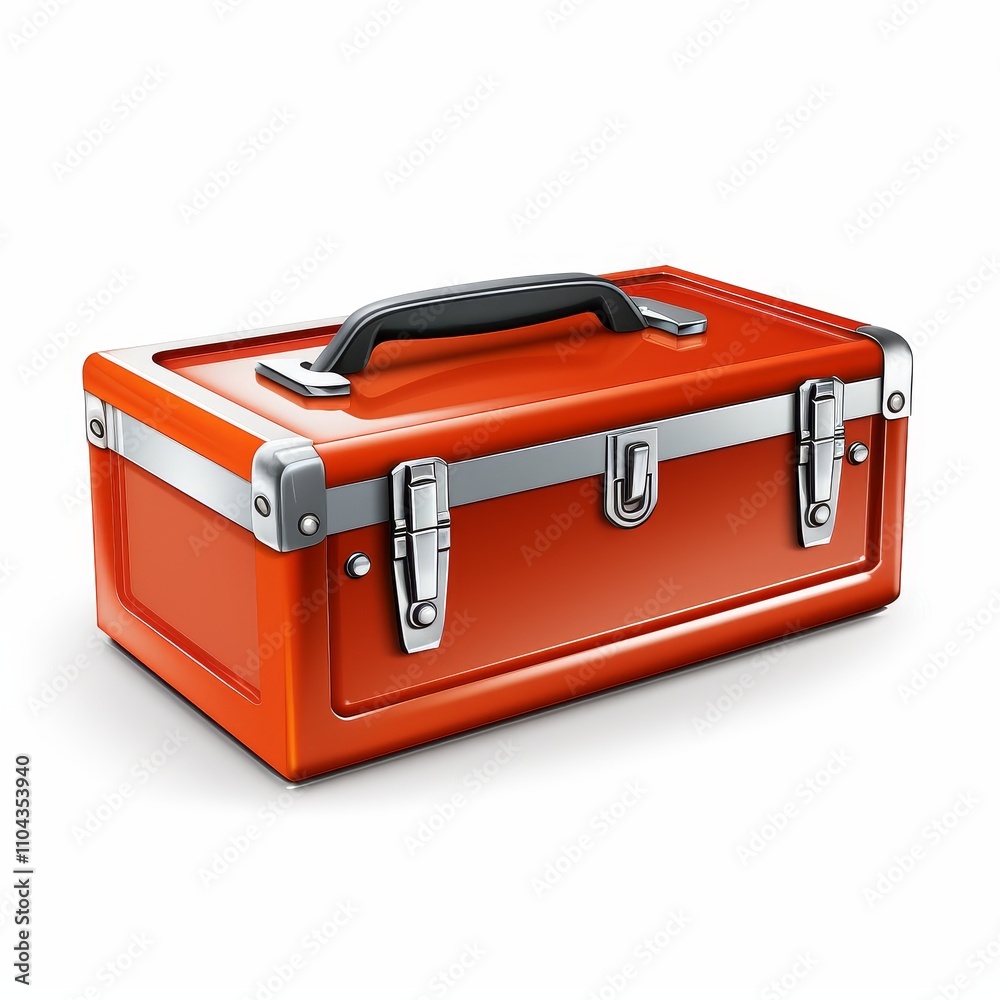 White Background Toolbox Icon