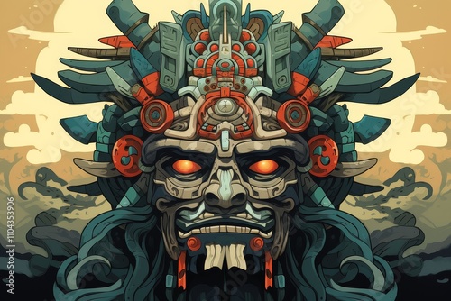 Tlaloc: Aztec God of Rain and Fertility photo