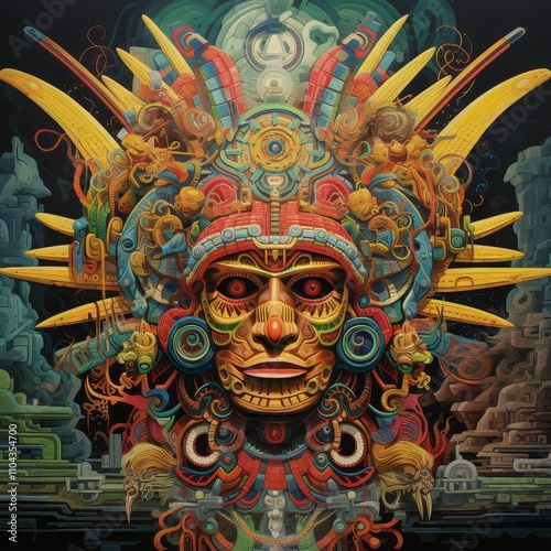 Ancient Andean Deity Viracocha