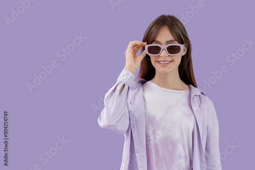Fashionable young woman in ...