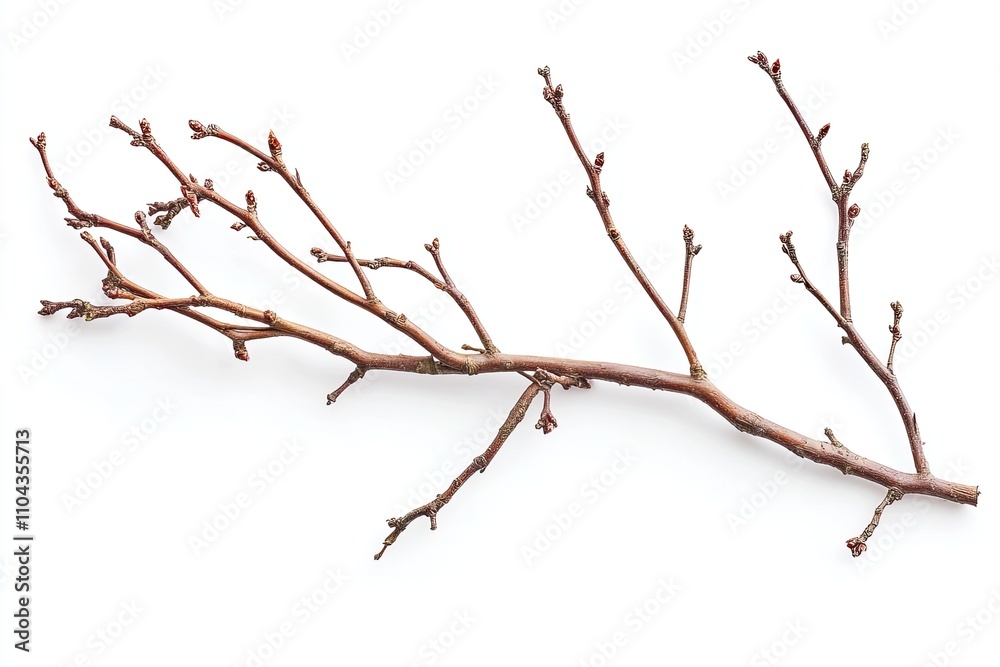 Dry branches, twigs isolated on white background Dry branches, twigs isolated on white background