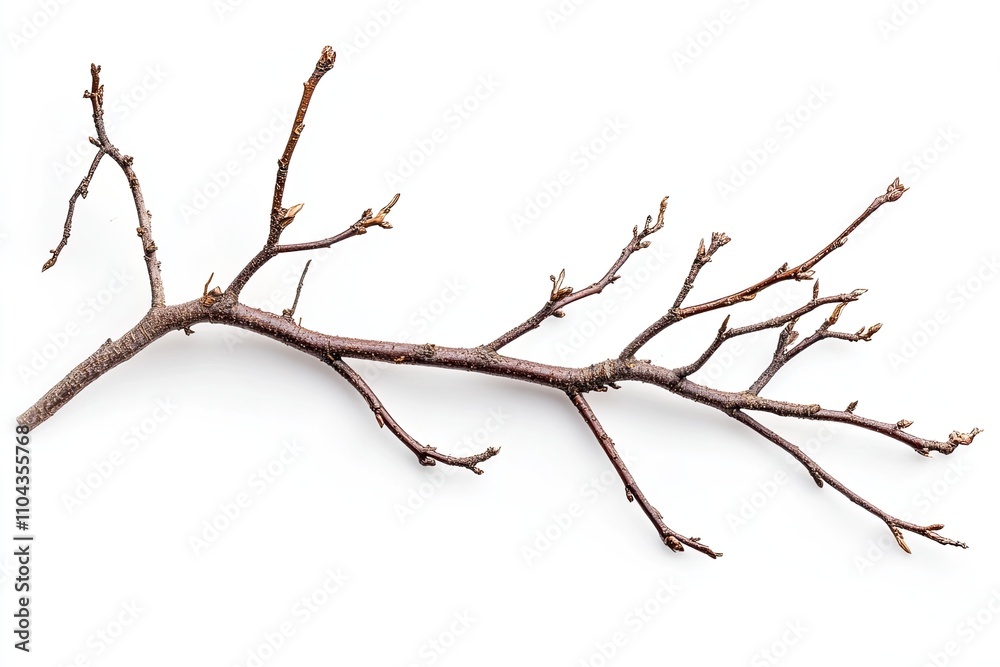 Dry branches, twigs isolated on white background Dry branches, twigs isolated on white background