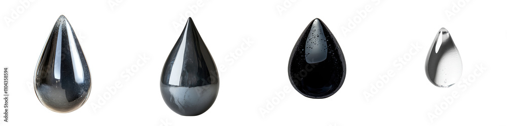 Black Tear Drop – A Symbol of Sorrow and Grief, Representing the Emotional Pain of Loss Isolated on Clear White Background Highly Detailed Black Tear Drop – A Symbol of Sorrow and Grief, Representing the Emotional Pain of Loss Isolated on Clear White Background Highly Detailed