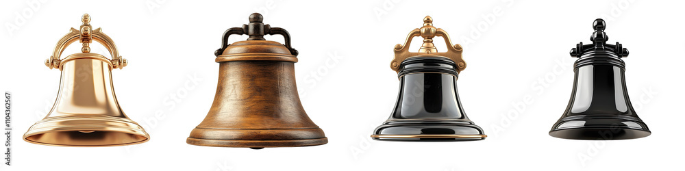 School Bell – Bell Signaling the Start or End of School Isolated on Clear White Background Highly Detailed School Bell – Bell Signaling the Start or End of School Isolated on Clear White Background Highly Detailed
