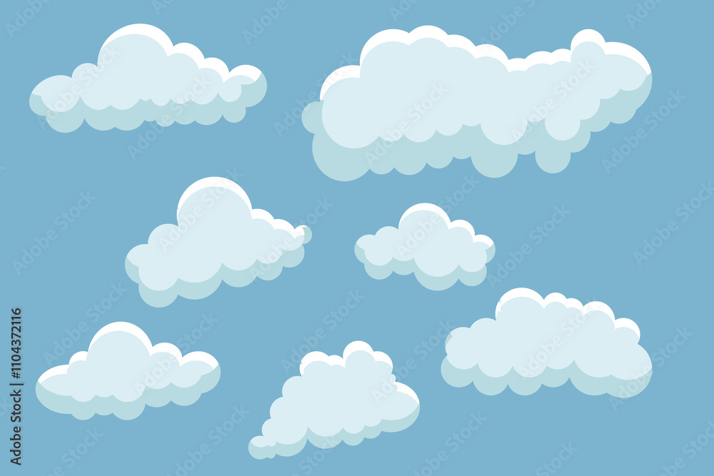 cloud vector design illustration, sky full of cloud vector icon, weather, cloudy, elements icon. cloud vector design illustration, sky full of cloud vector icon, weather, cloudy, elements icon.