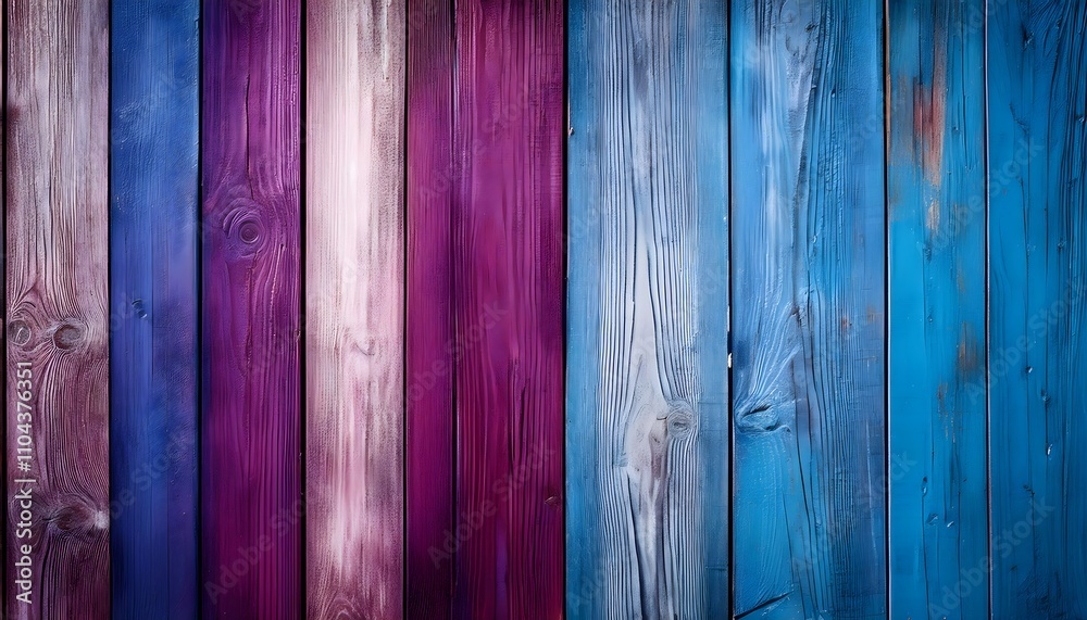 Rustic and weathered purple and blue shades wooden background, wooden texture, vertical boards Rustic and weathered purple and blue shades wooden background, wooden texture, vertical boards