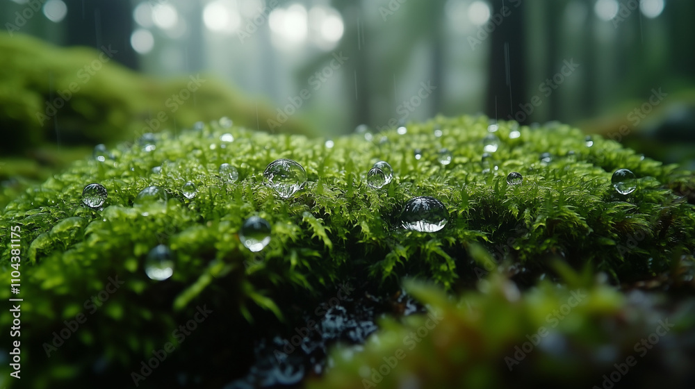 water drops on the grass water drops on the grass