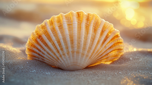 seashell under the warm sun