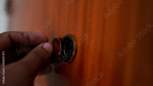 Closing the door hole by hand