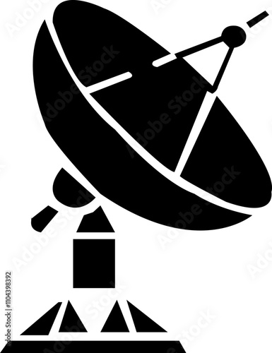 dish antenna silhouette vector, wi - fi, network, station, cable, television, communication, broadcast, cyberspace, satellite, signal, wireless, radar, antennae, dish, receiver, broadcasting, space, t