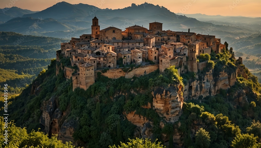 Obraz premium Civita di Bagnoregio, Italy.
