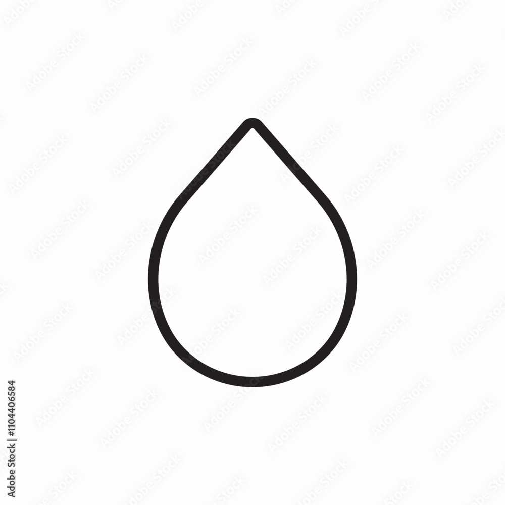 water drop icon sign vector water drop icon sign vector