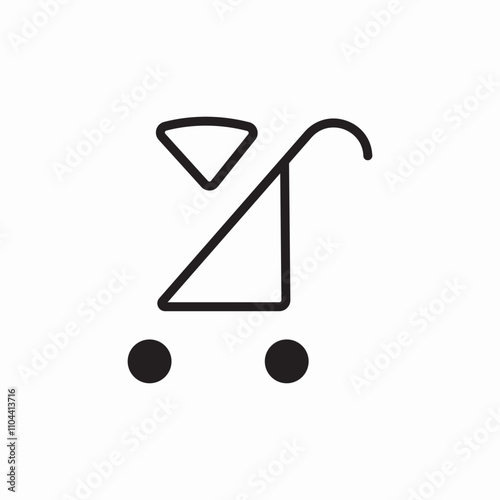 baby carrier icon sign vector