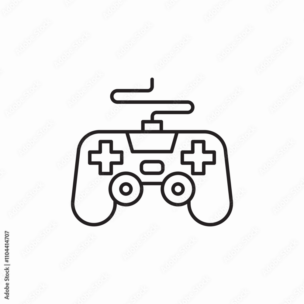 gamepad controller icon sign vector gamepad controller icon sign vector