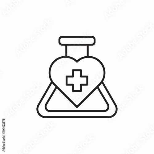 chemistry health care icon sign vector
