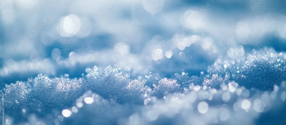 Background with snowflakes and bokeh lights, blue color palette, snow background with copy space for text, winter wonderland, snowflake decoration Generative AI Background with snowflakes and bokeh lights, blue color palette, snow background with copy space for text, winter wonderland, snowflake decoration Generative AI