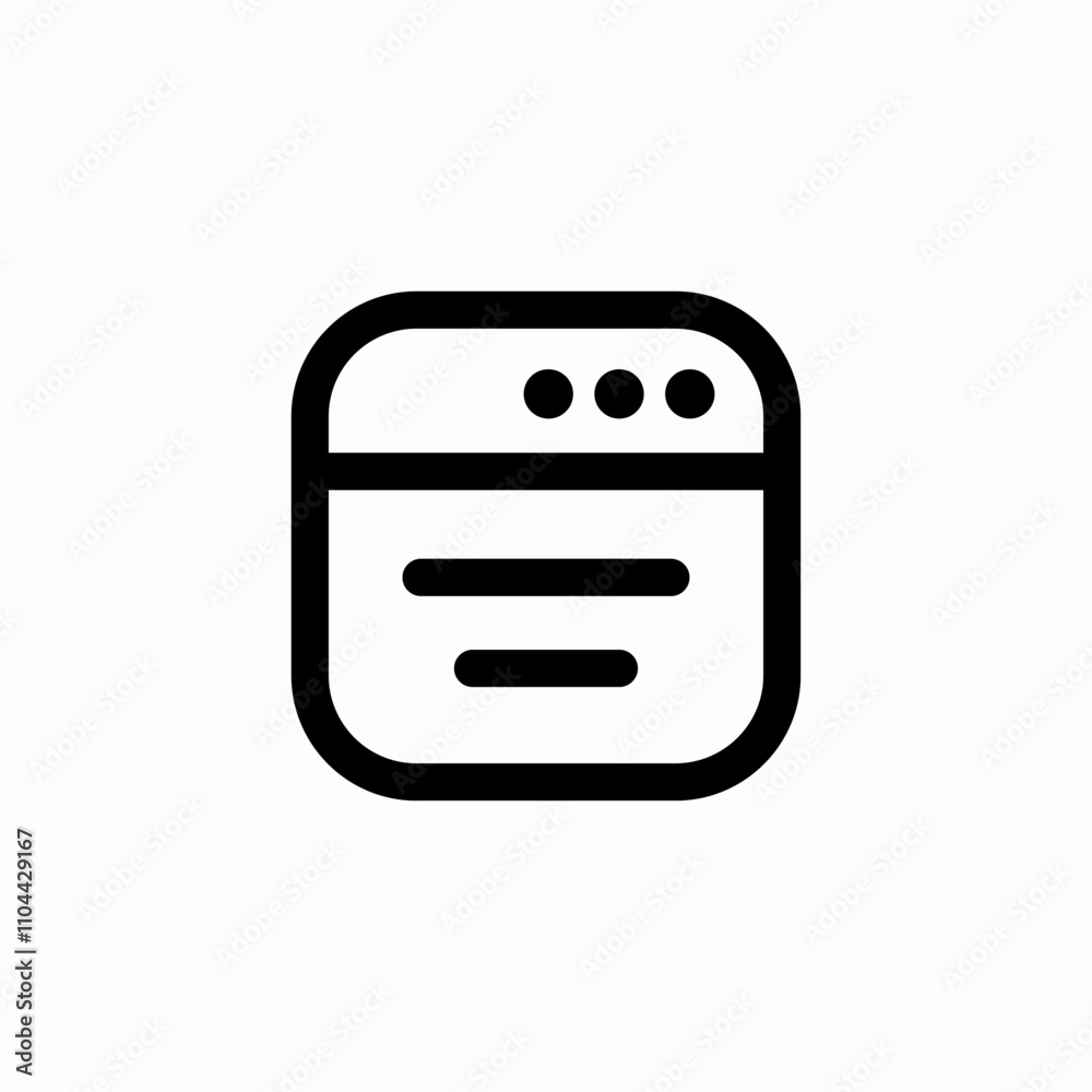 website content text icon sign vector website content text icon sign vector