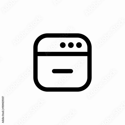 website minus remove icon sign vector