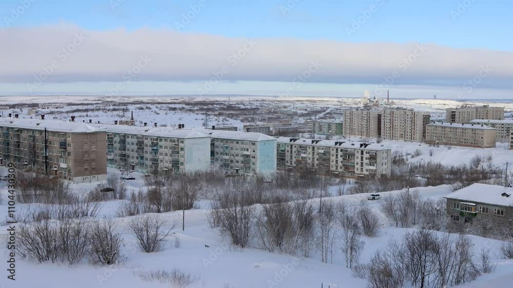 Vorkuta, Komi Republic. A city of miners in the tundra in the far north. Coal mining stops, the city dies Vorkuta, Komi Republic. A city of miners in the tundra in the far north. Coal mining stops, the city dies
