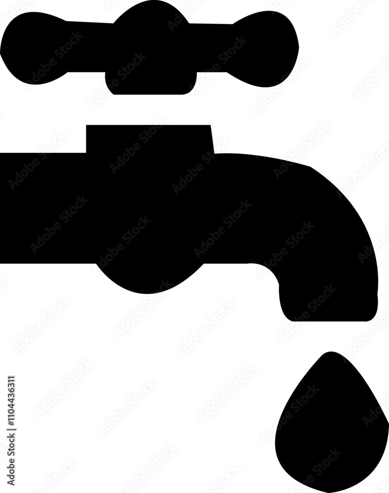 water tap glyph icon, flow, cold drink, kitchen, drink water, water pipe, use water tap glyph icon, flow, cold drink, kitchen, drink water, water pipe, use