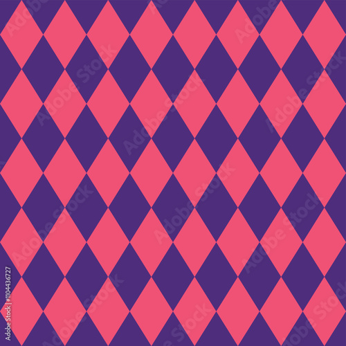 Background of rhombuses purple and pink, trendy magical, fabulous