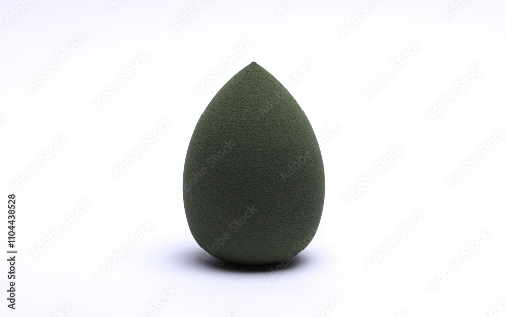 Eggs makeup sponges. Blenders for foundation on white background Eggs makeup sponges. Blenders for foundation on white background