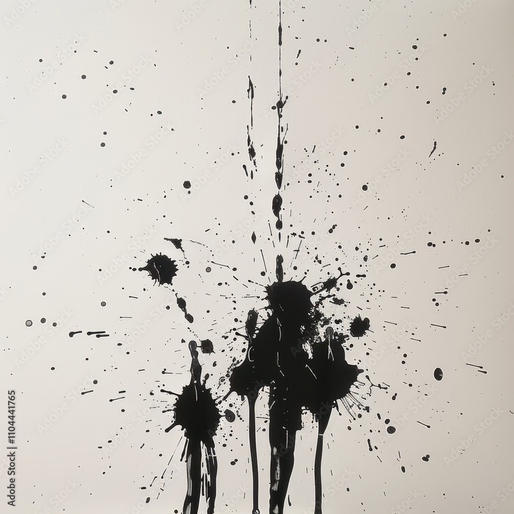 A dynamic splash of black paint creates an abstract composition against a white background, ideal for artistic projects, modern decor, or as a creative backdrop for various design purposes, A dynamic splash of black paint creates an abstract composition against a white background, ideal for artistic projects, modern decor, or as a creative backdrop for various design purposes,