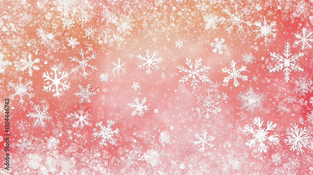Deck your designs with the holiday spirit! Embellish your projects with a festive backdrop adorned with delicate snowflakes. This high-resolution vector graphic captures the magic of winter Deck your designs with the holiday spirit! Embellish your projects with a festive backdrop adorned with delicate snowflakes. This high-resolution vector graphic captures the magic of winter