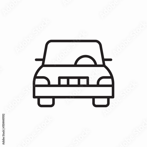 car vehicle icon sign vector