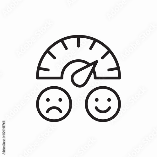 happy face level icon sign vector