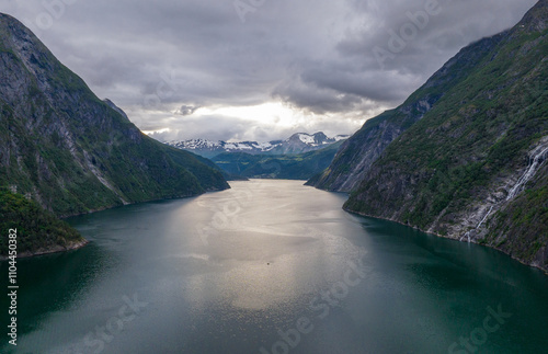 lake in the mountains photo