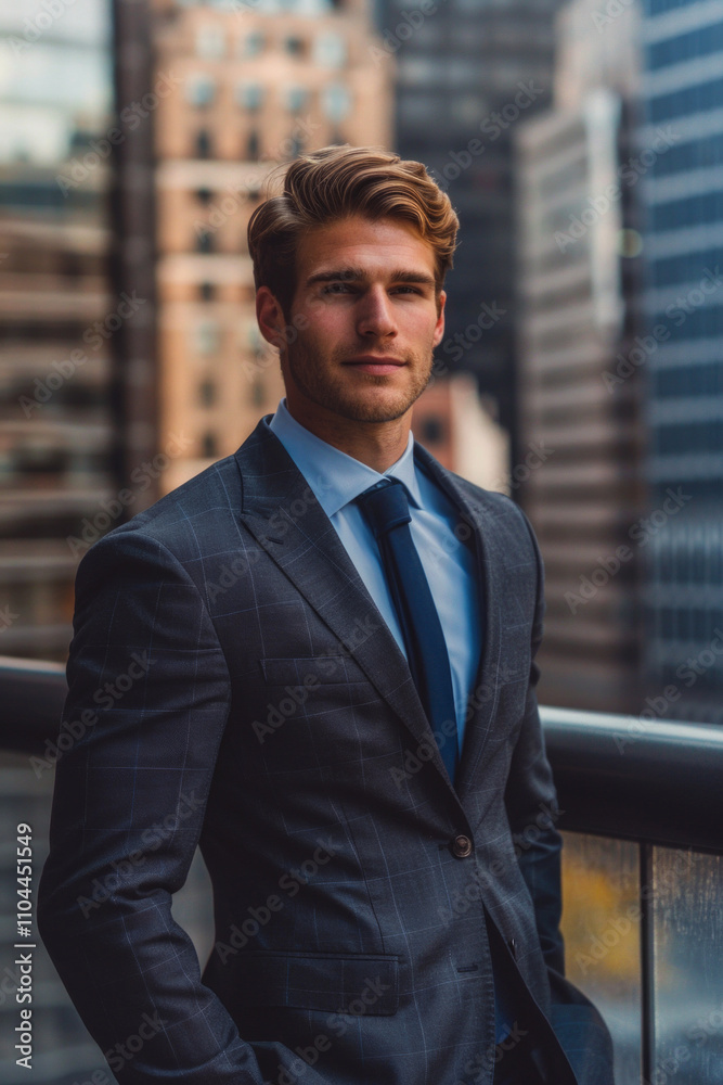 businessman in a formal suit Generative AI businessman in a formal suit Generative AI