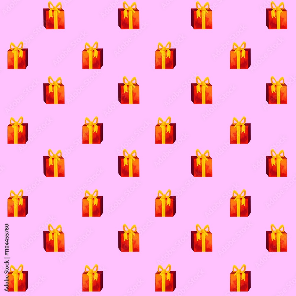 Gifts seamless pattern, celebration print Gifts seamless pattern, celebration print