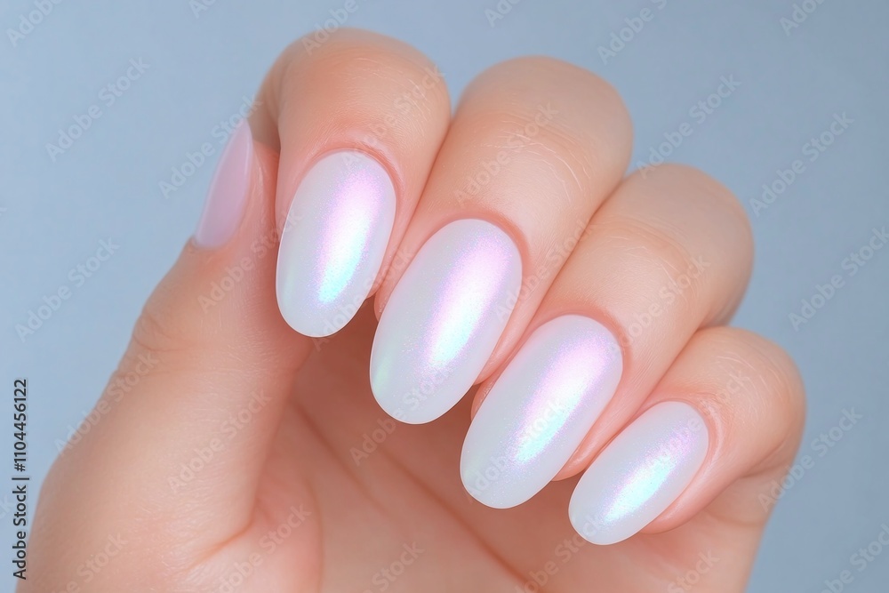 Elegant white glossy nail art, almond-shaped nails with rhinestone, clean and minimalist manicure, close-up of natural nails, delicate and soft feminine style
Elegant white glossy nail art, almond-shaped nails with rhinestone, clean and minimalist manicure, close-up of natural nails, delicate and soft feminine style