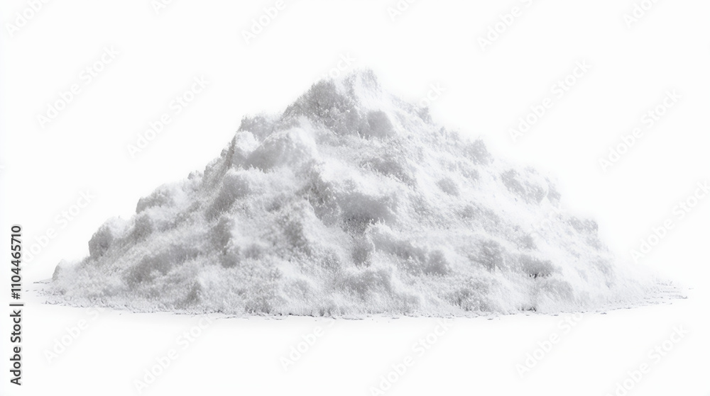 Heap of cold, freeze ice snow isolated on white background. Snow covered heap in December. Pile of snowflakes Heap of cold, freeze ice snow isolated on white background. Snow covered heap in December. Pile of snowflakes
