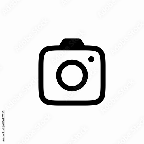 photo camera icon sign vector