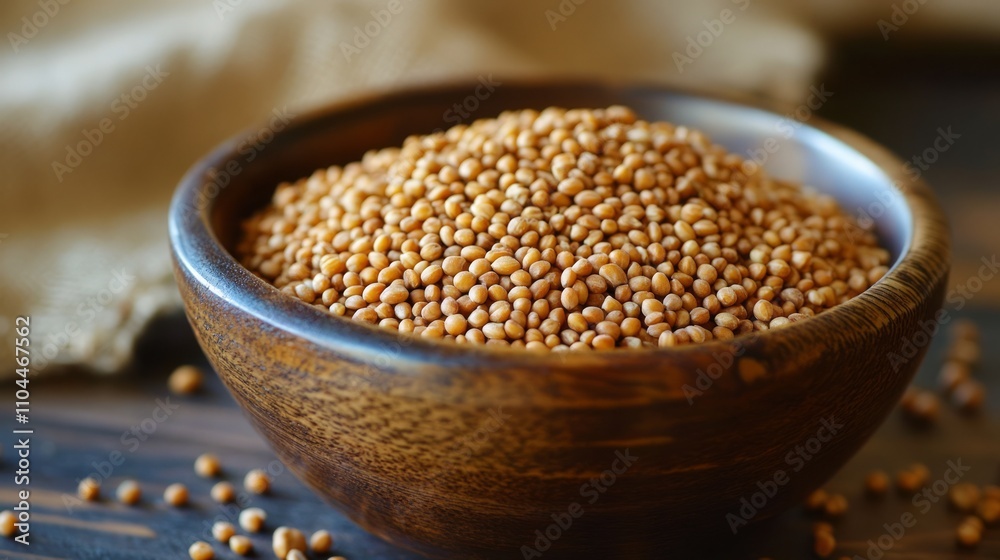 Bowl of grains, a source of plant-based protein. Bowl of grains, a source of plant-based protein.