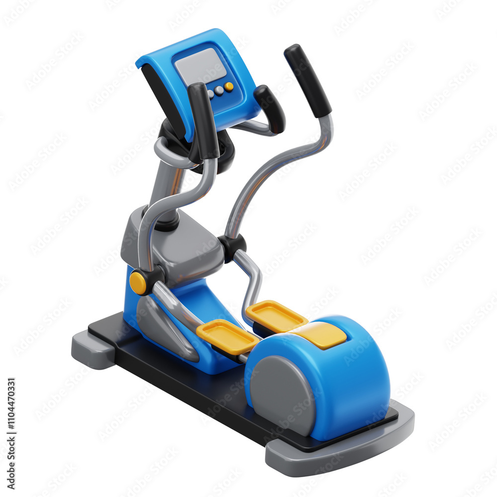 Gym and Fitness 3D Illustration Assets Gym and Fitness 3D Illustration Assets