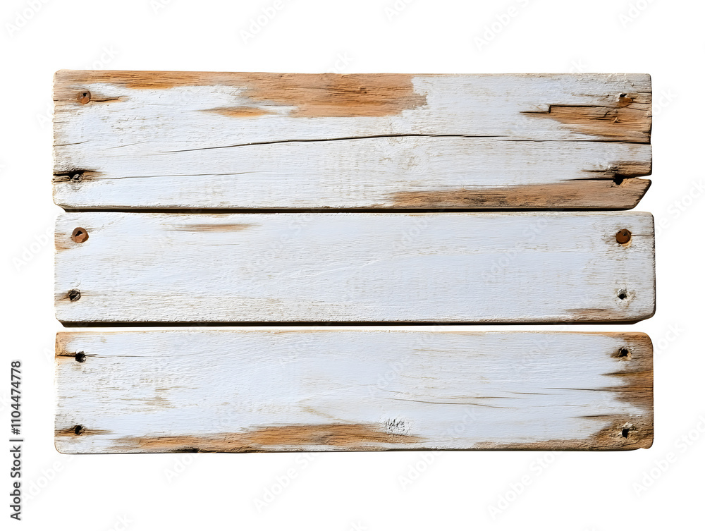 Obraz premium Rustic Wooden Planks With a Weathered White Finish Ideal for Artistic Backgrounds and Designs