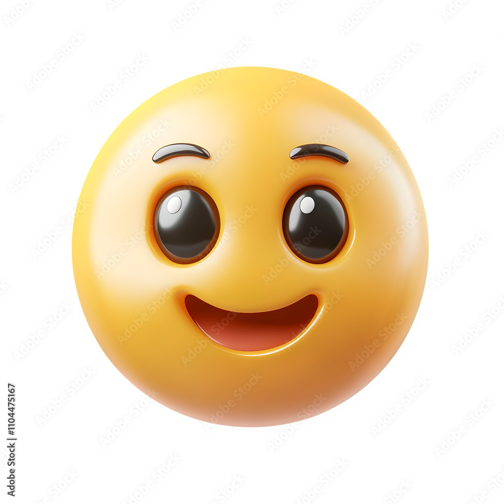 Vibrant yellow emoji exuding happiness and joy, placed on a transparent backdrop. Ideal for bringing a cheerful vibe to your digital creations and online interactions Vibrant yellow emoji exuding happiness and joy, placed on a transparent backdrop. Ideal for bringing a cheerful vibe to your digital creations and online interactions