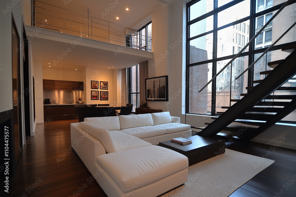 Fototapeta premium living room interior