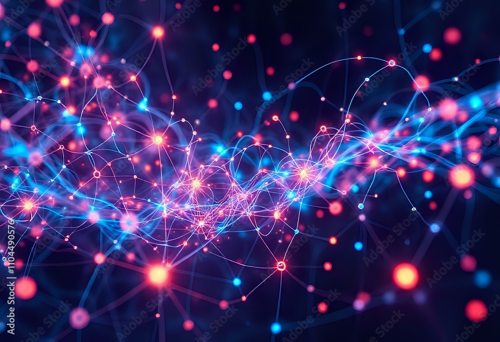 Fototapeta premium Harmonious Quantum Entanglement Swirls