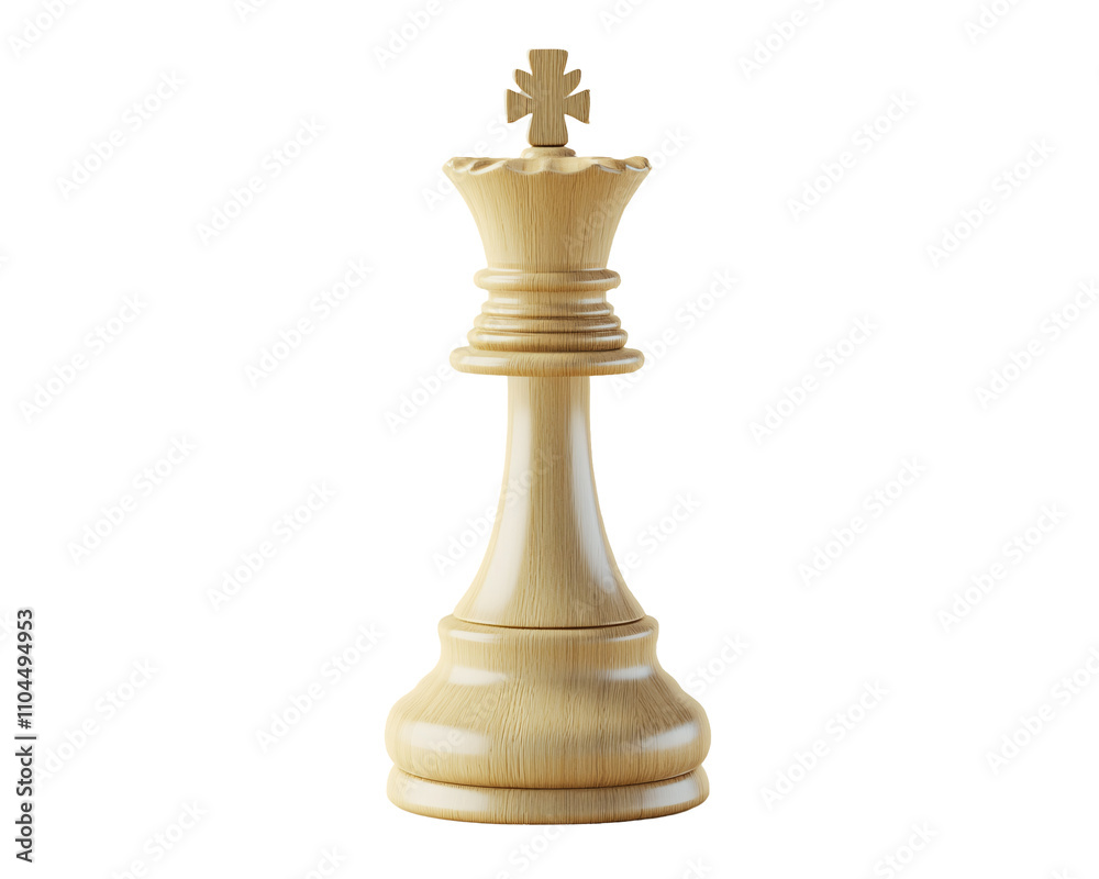 a wooden chess piece with a white background a wooden chess piece with a white background