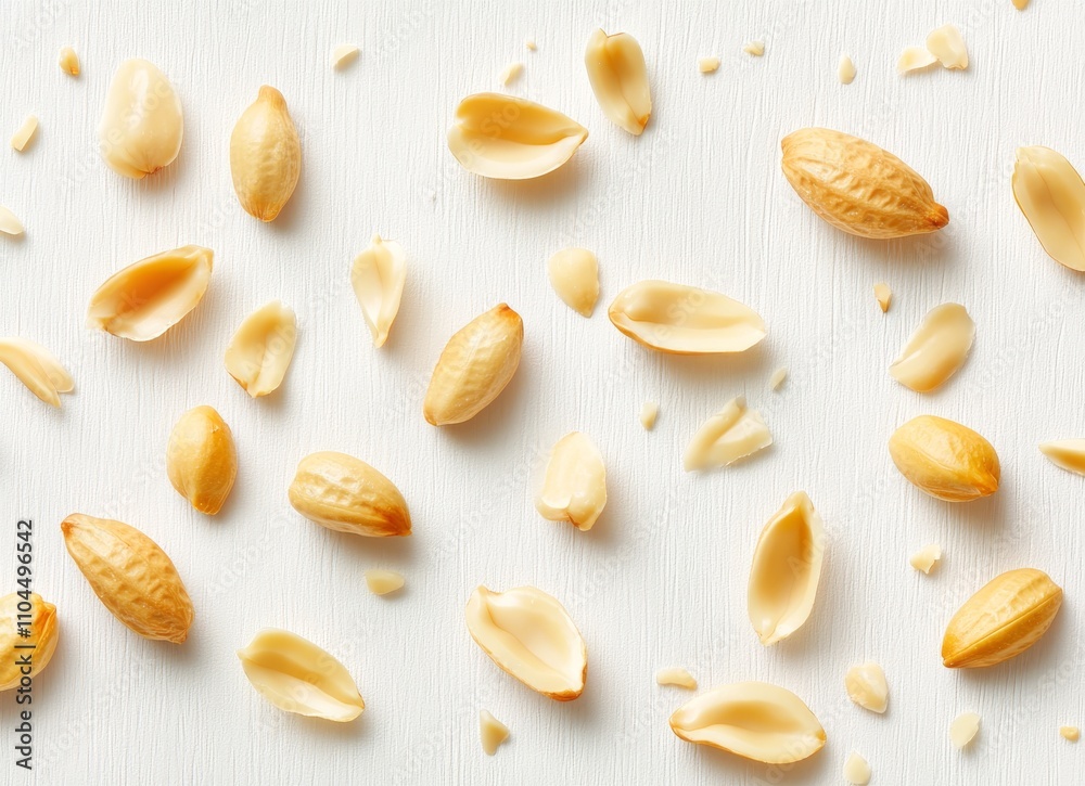 Shell peanut opened with unpeeled peanuts on a white background.Unpeeled peanuts alongside an opened shell peanut on a white backdrop.Peanuts, both shelled and unshelled, arranged on a white Shell peanut opened with unpeeled peanuts on a white background.Unpeeled peanuts alongside an opened shell peanut on a white backdrop.Peanuts, both shelled and unshelled, arranged on a white