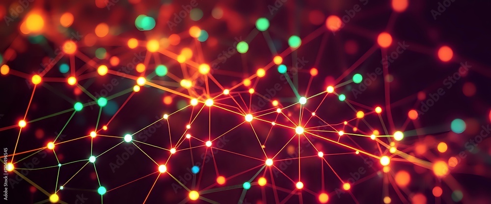 Cosmic Cityscape at Night: Neon Skyline with Starry Aura Cosmic Cityscape at Night: Neon Skyline with Starry Aura