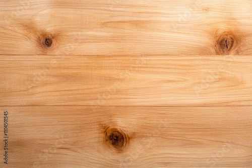 Natural wooden surface with light warm tones, visible knots and grain, smooth and rustic design, organic texture, ideal for backgrounds, creative projects, and text overlays

